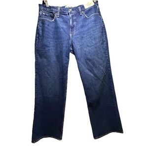 Abercrombie & Fitch The Baggy Low Rise Size 29/8 Short Jeans NEW Retail $90